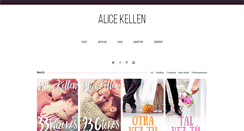Desktop Screenshot of alicekellen.com